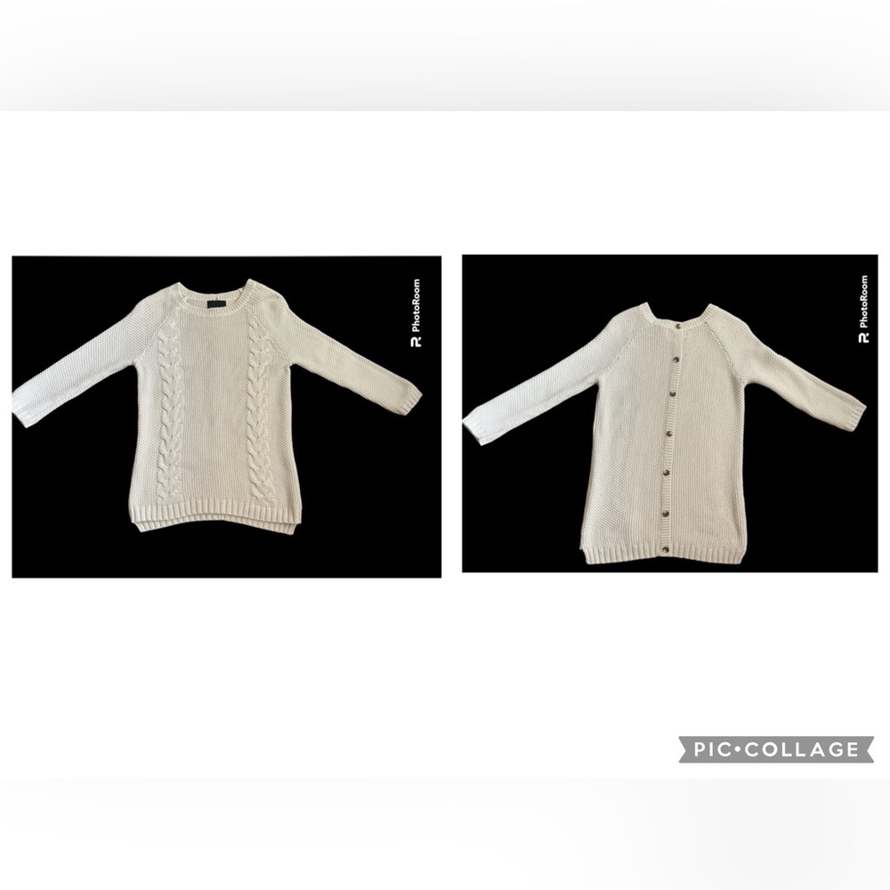 EUC Cynthia Rowley Sweater - Size: M - Color: Cream
